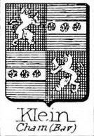 Klein Coat of Arms / Family Crest 6