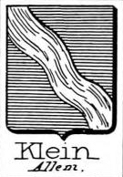Klein Coat of Arms / Family Crest 11