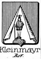 kleinmayr Coat of Arms / Family Crest 0