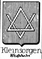 Kleinsorgen Coat of Arms / Family Crest 2