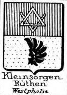 Kleinsorgen Coat of Arms / Family Crest 3