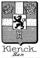 Klenck Coat of Arms / Family Crest 0