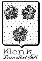 Klenk Coat of Arms / Family Crest 0