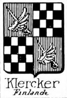 Klercker Coat of Arms / Family Crest 1