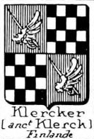 Klercker Coat of Arms / Family Crest 0
