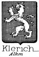 Klerich Coat of Arms / Family Crest 0