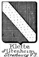 Klette Coat of Arms / Family Crest 3