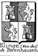 Klinge Coat of Arms / Family Crest 1