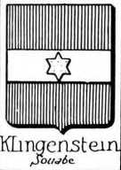 Klingenstein Coat of Arms / Family Crest 2