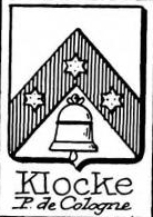 Klocke Coat of Arms / Family Crest 2