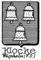 Klocke Coat of Arms / Family Crest 0
