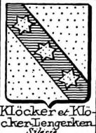 Klocker Coat of Arms / Family Crest 1