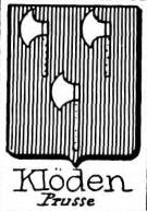 Kloden Coat of Arms / Family Crest 2