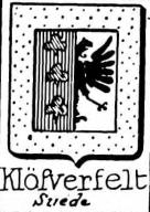Klofverfelt Coat of Arms / Family Crest 0