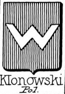 Klonowski Coat of Arms / Family Crest 1