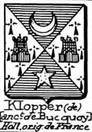 Klopper Coat of Arms / Family Crest 2
