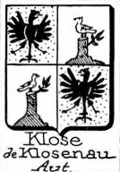 Klose Coat of Arms / Family Crest 3