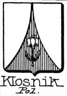 Klosnik Coat of Arms / Family Crest 0