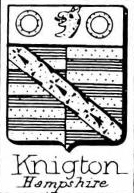 Knighton Coat of Arms / Family Crest 1