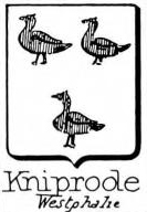 Kniprode Coat of Arms / Family Crest 1
