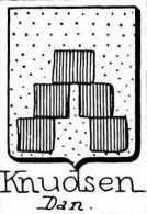 Knudsen Coat of Arms / Family Crest 1