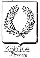 Kobke Coat of Arms / Family Crest 0