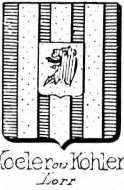 Koeler Coat of Arms / Family Crest 1