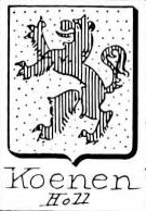 Koenen Coat of Arms / Family Crest 1