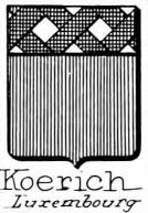 Koerich Coat of Arms / Family Crest 0