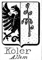 Koler Coat of Arms / Family Crest 6