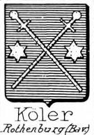 Koler Coat of Arms / Family Crest 5