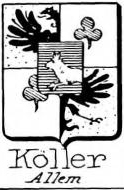 Koller Coat of Arms / Family Crest 12