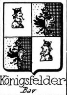 Konigsfelder Coat of Arms / Family Crest 1