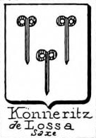 Konneritz Coat of Arms / Family Crest 3
