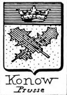 Konow Coat of Arms / Family Crest 2