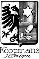 Koopmans Coat of Arms / Family Crest 0