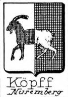 Kopff Coat of Arms / Family Crest 3