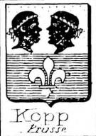Kopp Coat of Arms / Family Crest 1