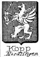 Kopp Coat of Arms / Family Crest 3