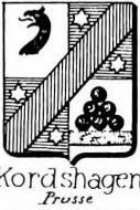 Kordshagen Coat of Arms / Family Crest 1