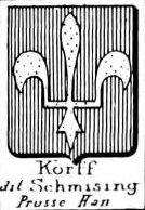 Korff Coat of Arms / Family Crest 2