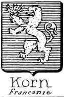 Korn Coat of Arms / Family Crest 3