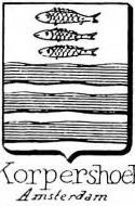 Korpershoek Coat of Arms / Family Crest 0