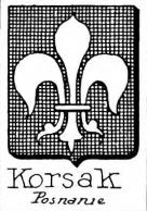 Korsak Coat of Arms / Family Crest 1