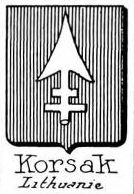 Korsak Coat of Arms / Family Crest 2