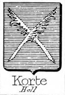 Korte Coat of Arms / Family Crest 0