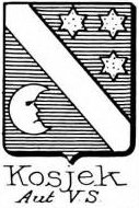 Kosjek Coat of Arms / Family Crest 1