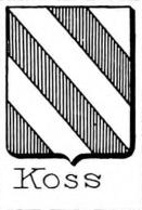 Koss Coat of Arms / Family Crest 1