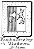Kostoletzky Coat of Arms / Family Crest 0