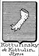 Kottulinsky Coat of Arms / Family Crest 2